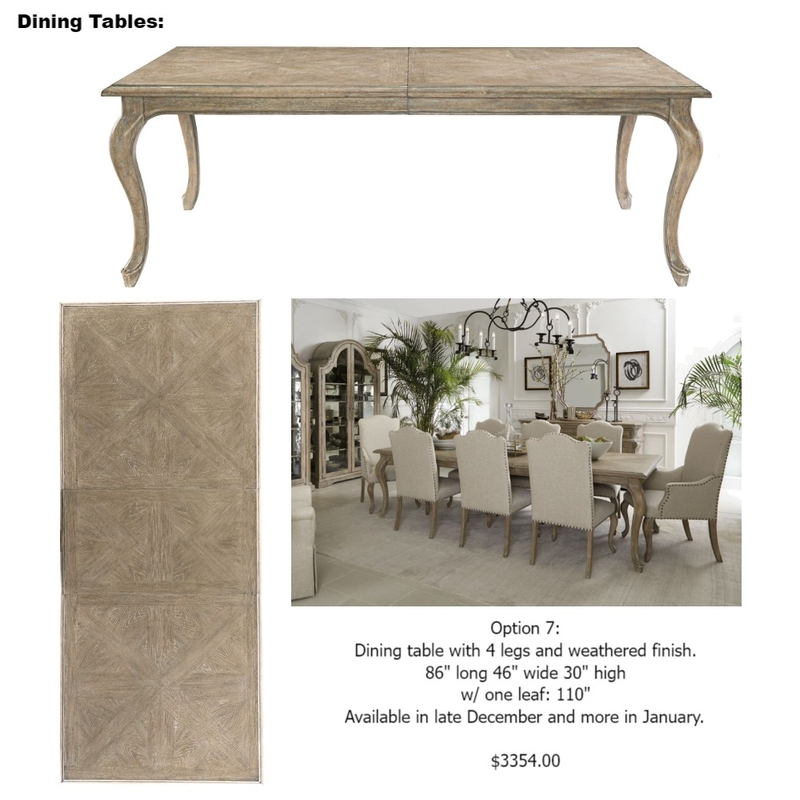 Katy Wheeler's dining tables 7 Mood Board by Intelligent Designs on Style Sourcebook