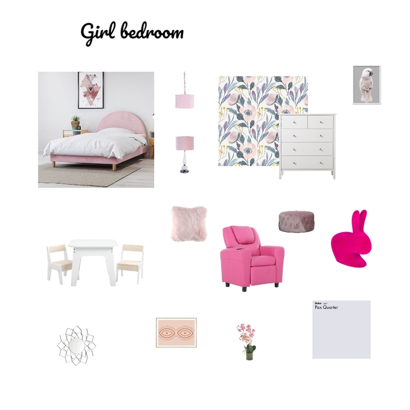 Girl bedroom Mood Board by SKurkela on Style Sourcebook