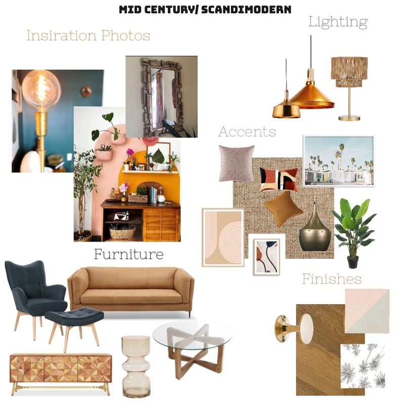 Mid cen Mood Board by Chandoiron on Style Sourcebook