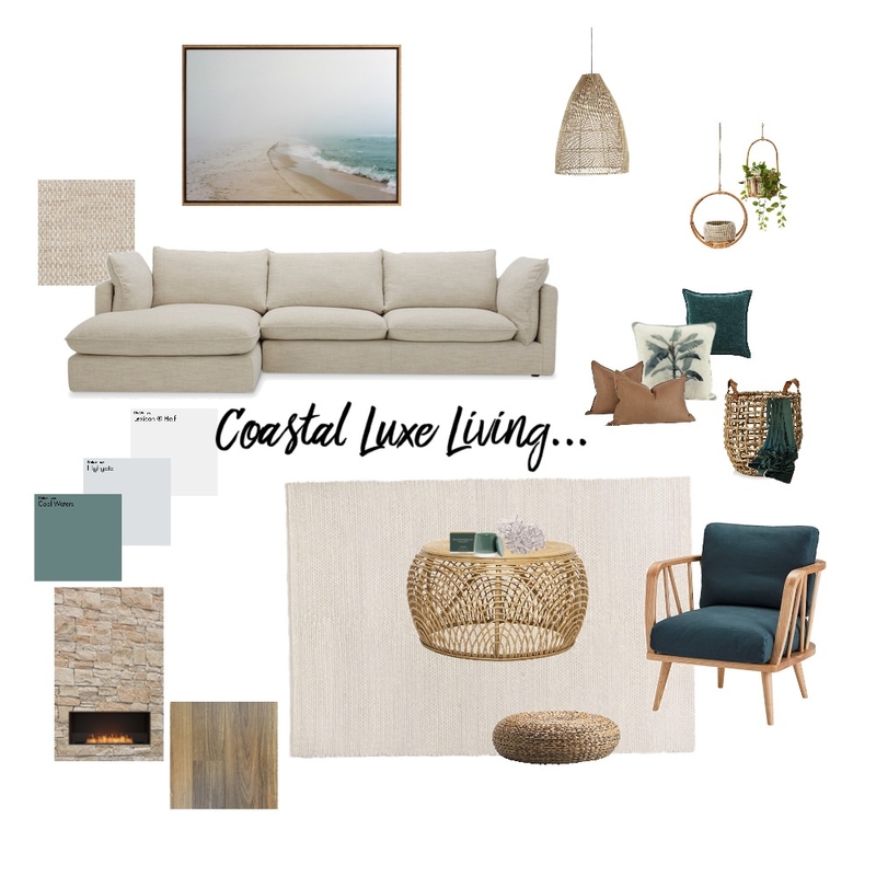 Coastal Luxe Mood Board by browndezigns on Style Sourcebook