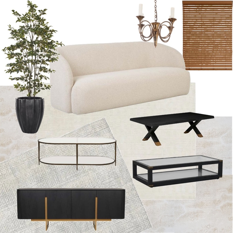 NGU - Final Concept Formal Living ZONE 1 v1 Mood Board by Kahli Jayne Designs on Style Sourcebook