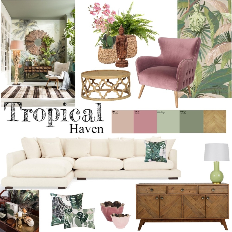 Tropical Haven 3 Mood Board by Debbie Anne on Style Sourcebook