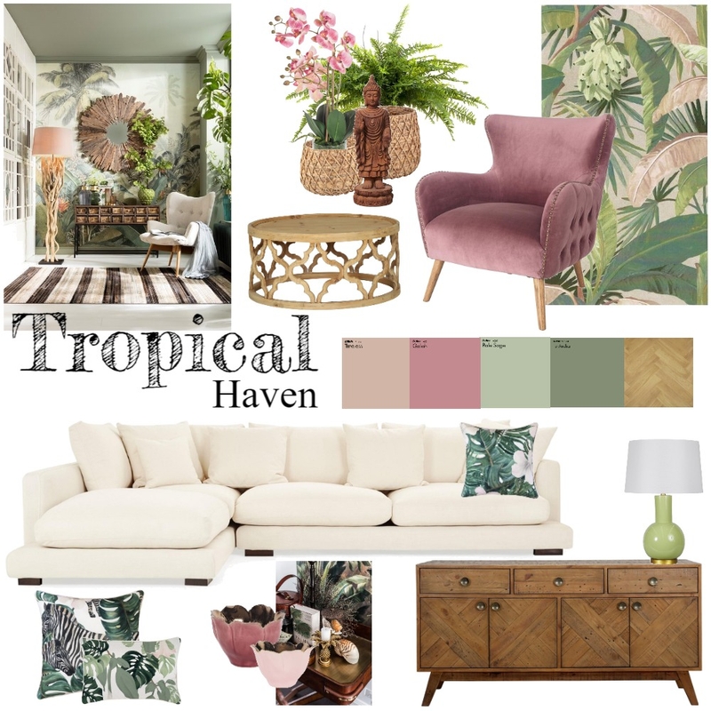 Tropical Haven 4 Mood Board by Debbie Anne on Style Sourcebook