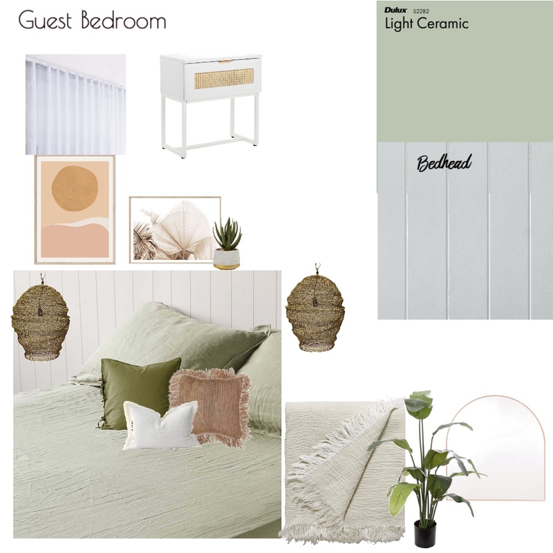 Guest Room Mood Board by Third Layer Interiors  on Style Sourcebook