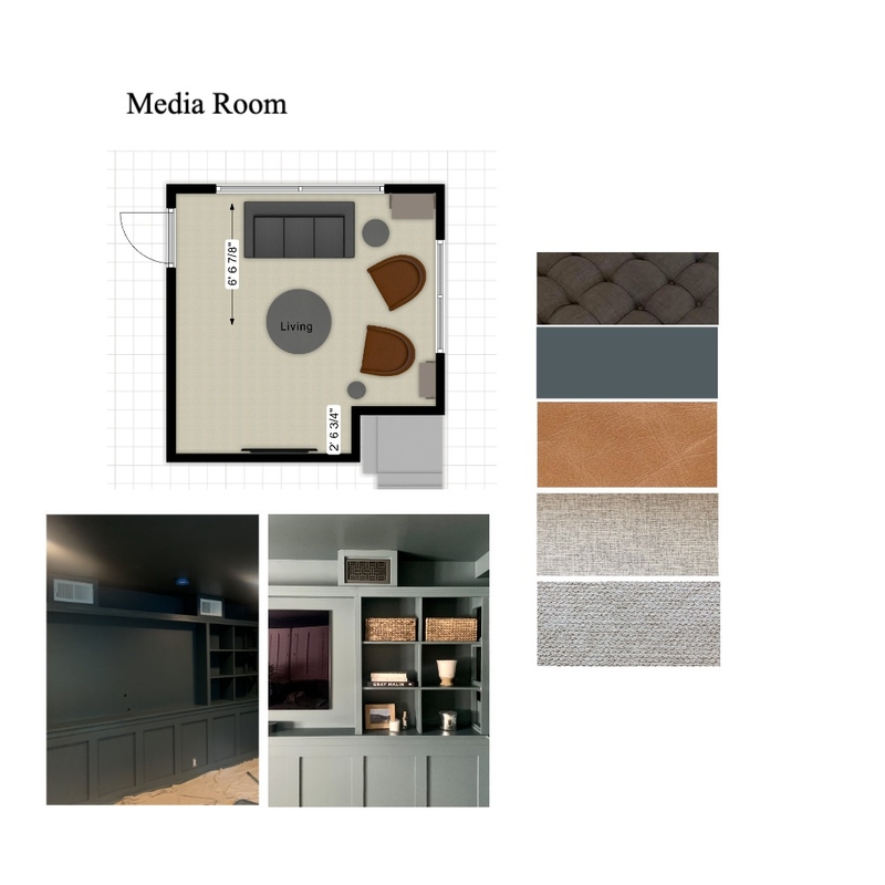 Media Room Mood Board Mood Board by morganovens on Style Sourcebook