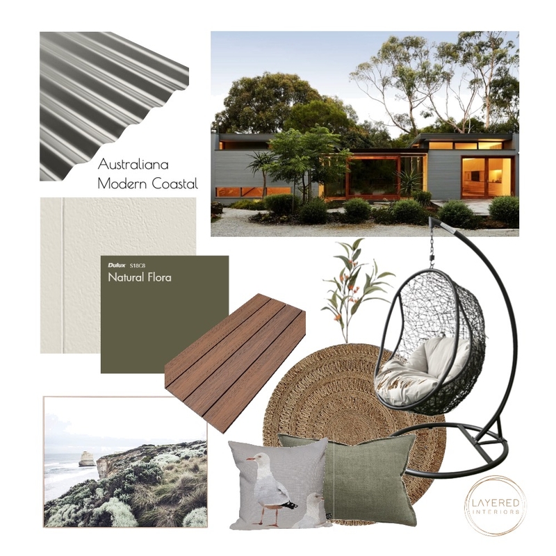 Australiana Modern Coastal Mood Board by Layered Interiors on Style Sourcebook