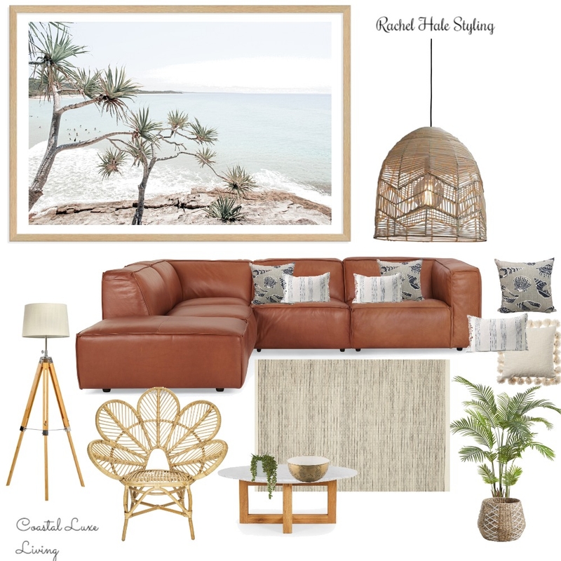 Coastal Luxe Living room Mood Board by Rachel Hale on Style Sourcebook