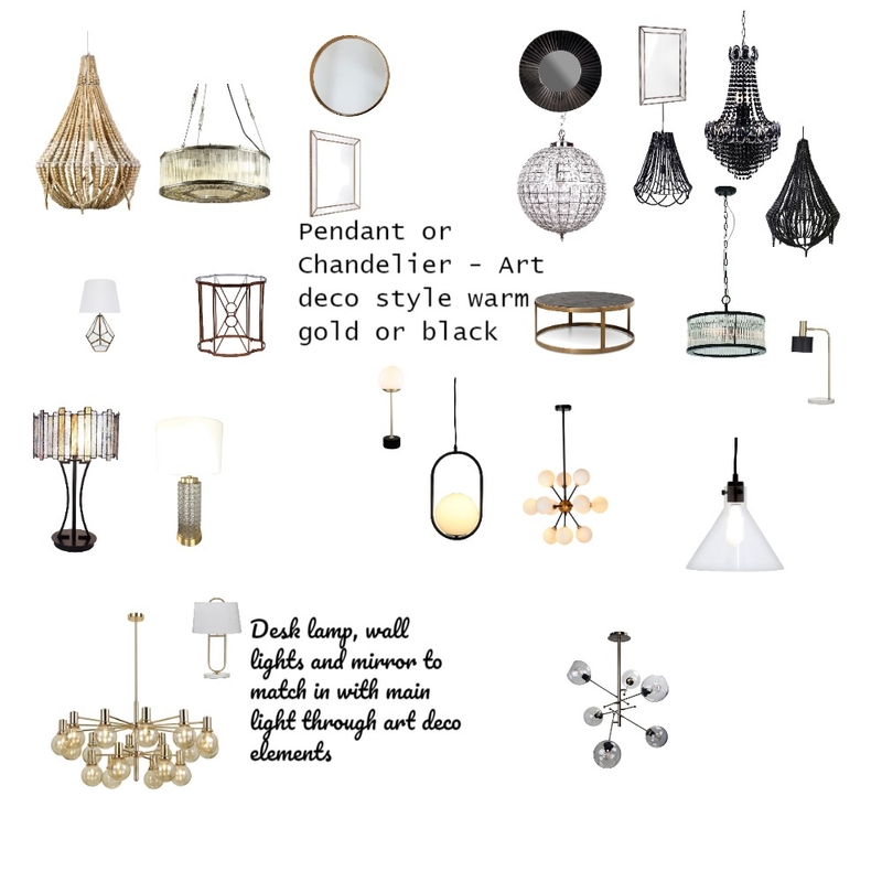 Pendant and Lights Mood Board by ebonyb on Style Sourcebook