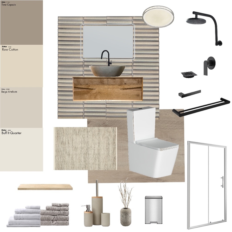 badthroom japandi Mood Board by alebelprz on Style Sourcebook