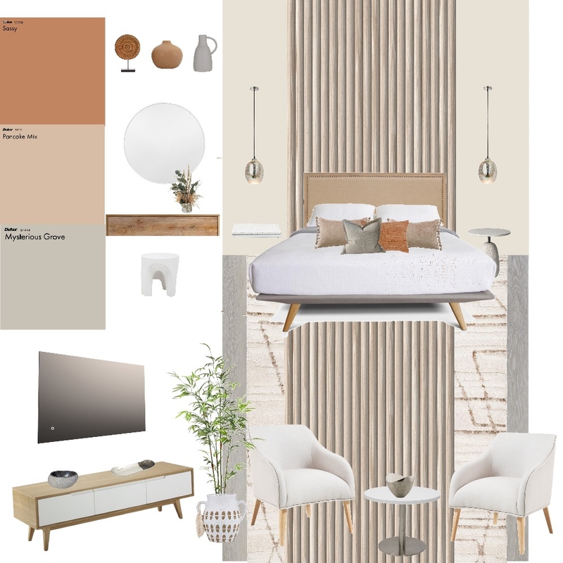 bedroom japandi 3 Mood Board by alebelprz on Style Sourcebook