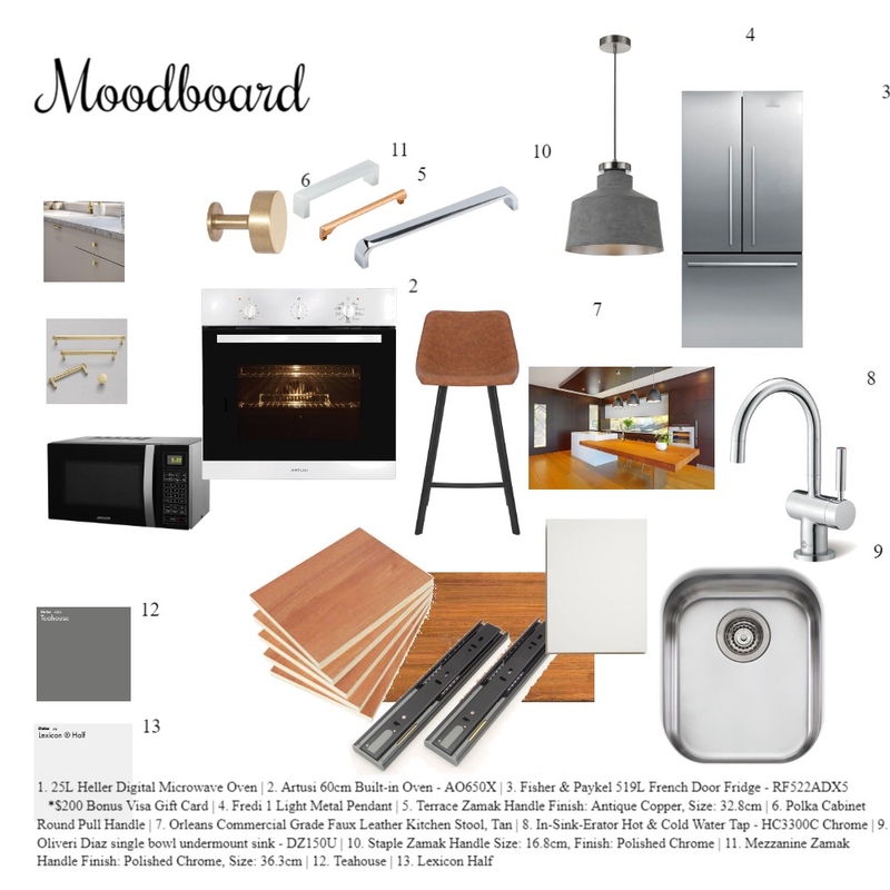 kitchen mood Mood Board by PlanHomeDesign on Style Sourcebook