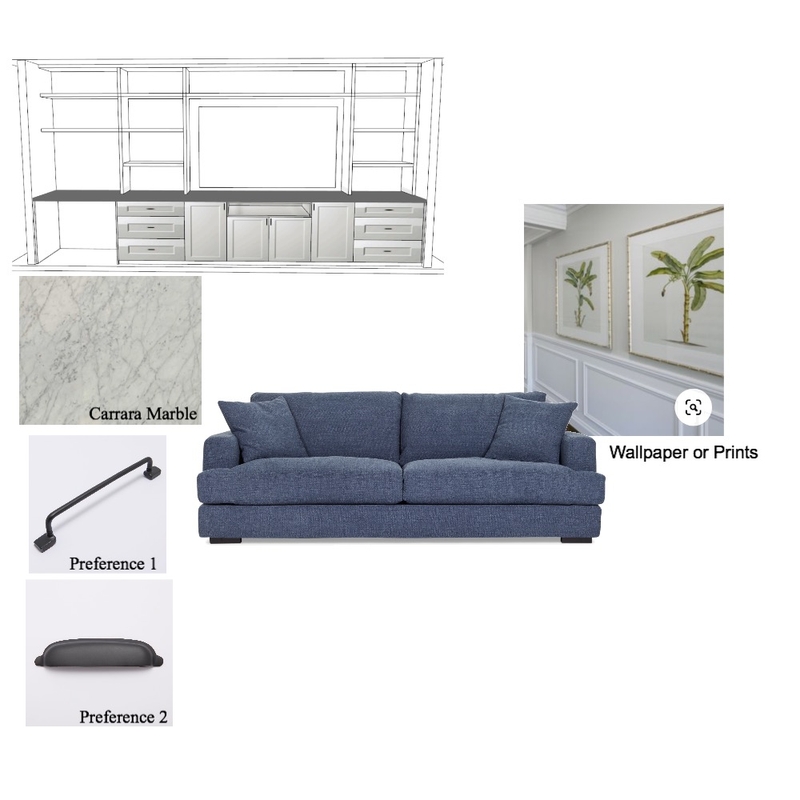 Bridgeman Media Room Mood Board by House of Cove on Style Sourcebook