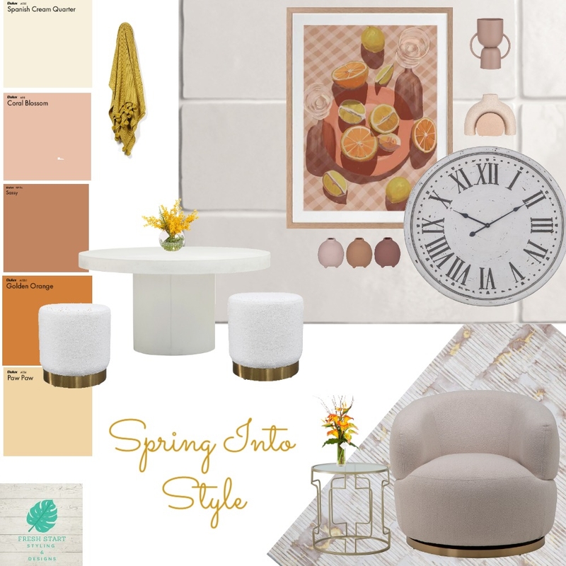 Spring into Style Mood Board by Fresh Start Styling & Designs on Style Sourcebook