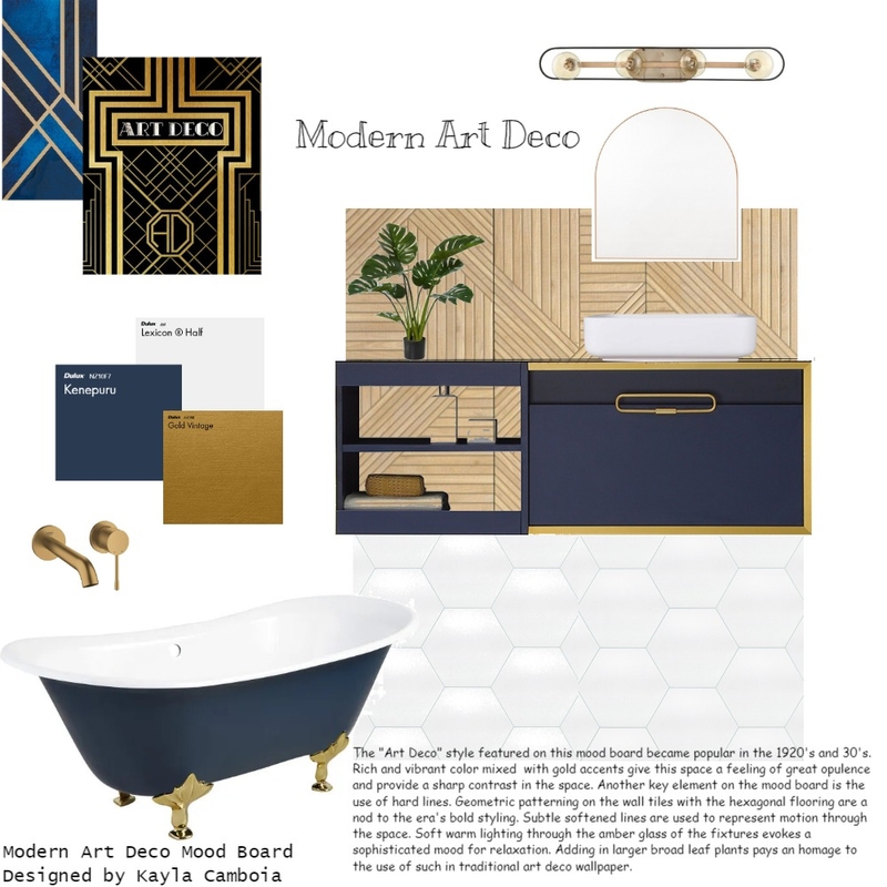 Art Deco Mood Board by kaylacamboia on Style Sourcebook