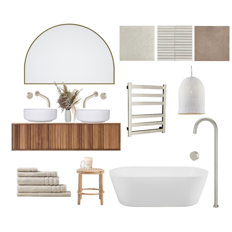 Calm Bathroom Mood Board by styledby_madeleine on Style Sourcebook