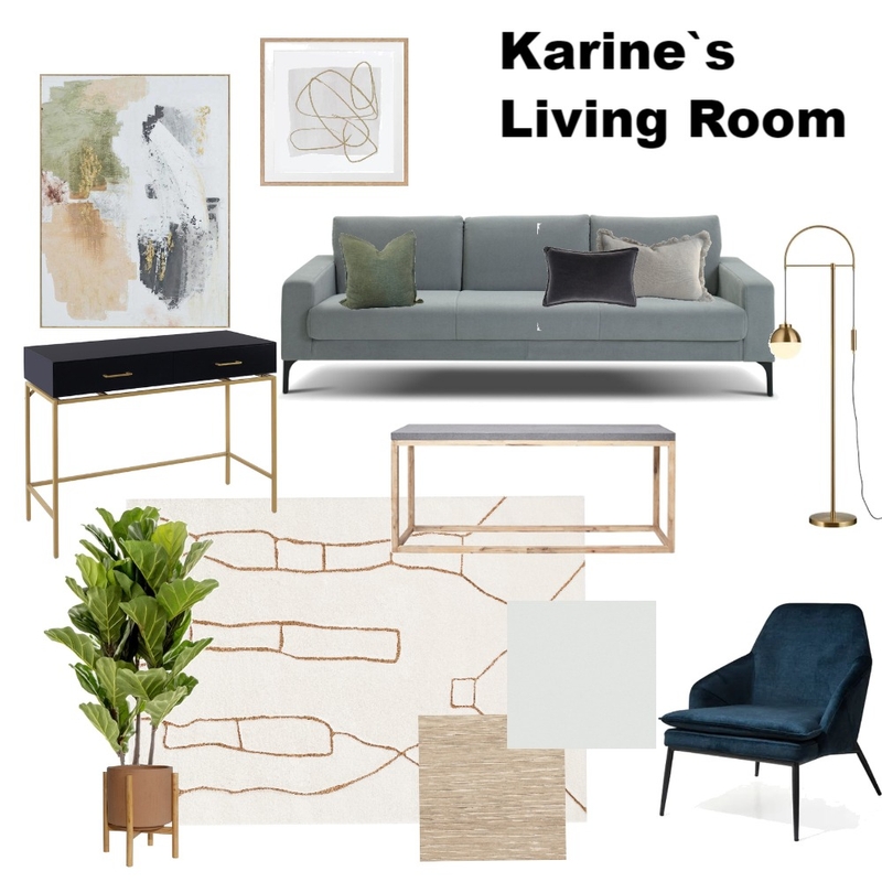 Karine`s Living room Lejla Mood Board by LejlaThome on Style Sourcebook