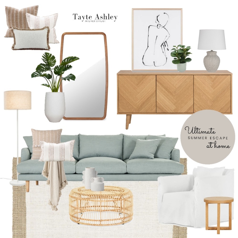 Ultimate Summer Escape at Home Mood Board by Tayte Ashley on Style Sourcebook