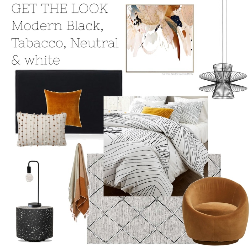 Neutral black and white get the look Mood Board by The Ginger Stylist on Style Sourcebook