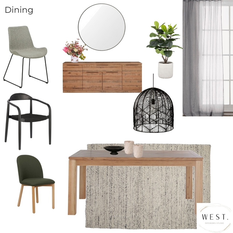 Dianella Dining Mood Board by WEST. Interiors Studio on Style Sourcebook