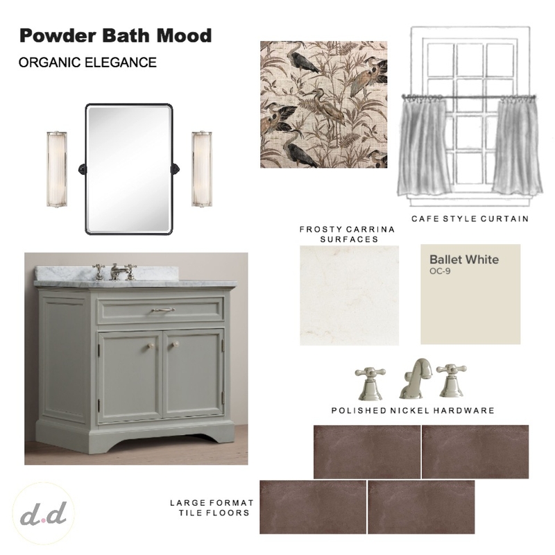 K&M F Powder Room MOOD Mood Board by dieci.design on Style Sourcebook