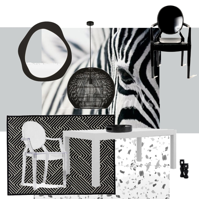 Dining Room Achromatic Mood Board by ELEDA DESIGN Interiors on Style Sourcebook