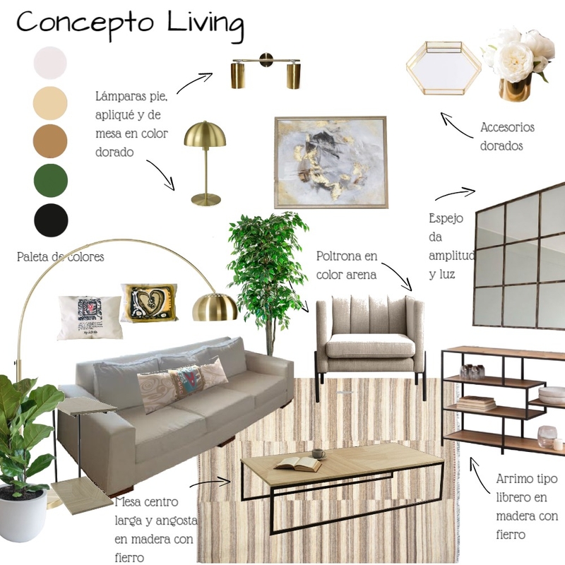 Living Mood Board by caropieper on Style Sourcebook