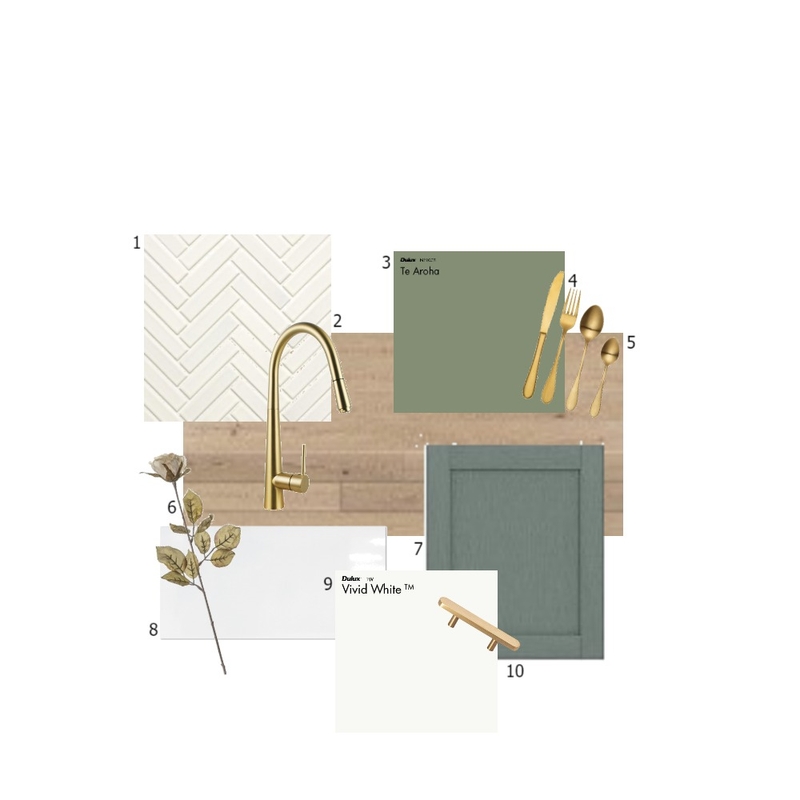 Sample Kitchen Material Board Mood Board by Krystallouise on Style Sourcebook