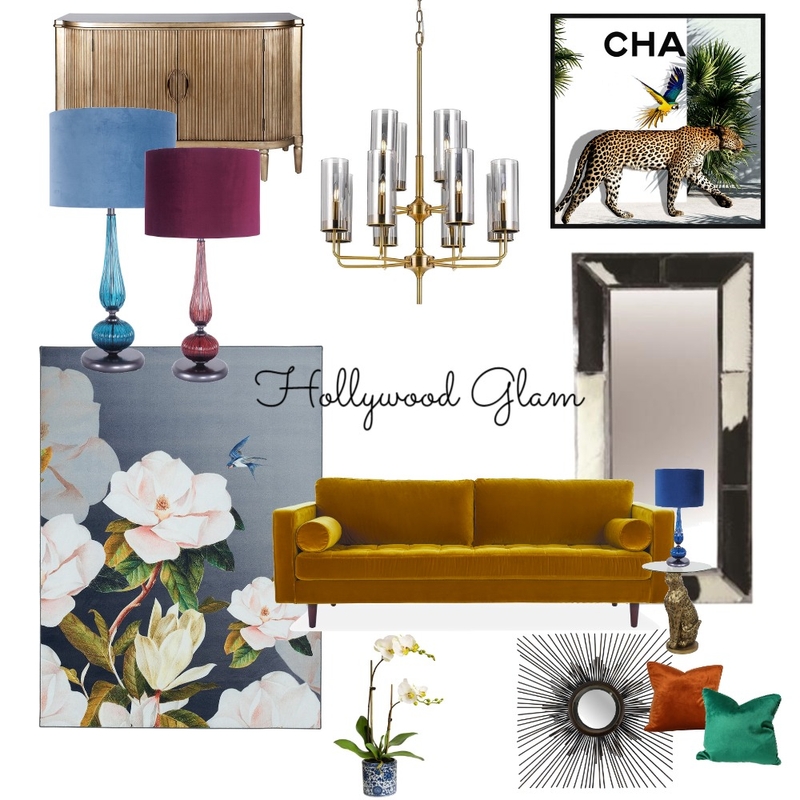 Hollywood Glam Mood Board by undefined on Style Sourcebook