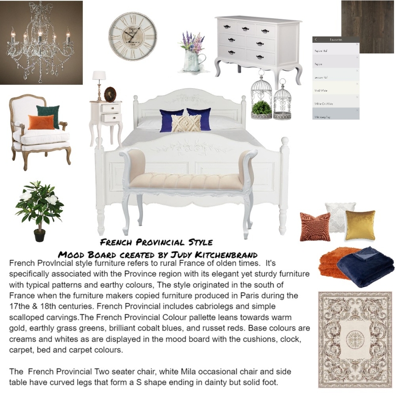 French Provincial Mood 3 Mood Board by JudyK on Style Sourcebook