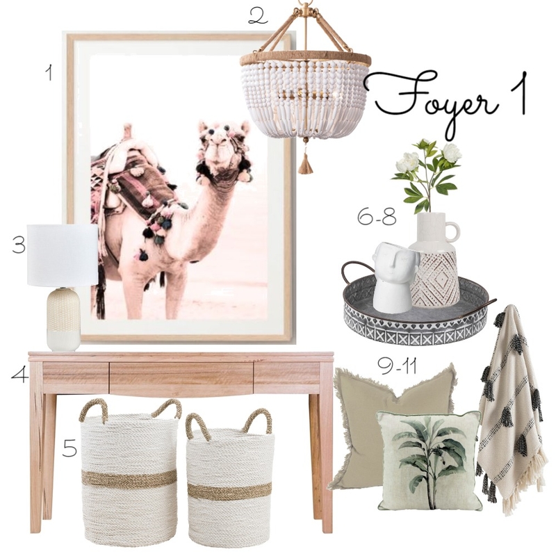 Foyer option 1 Mood Board by DesignbyFussy on Style Sourcebook