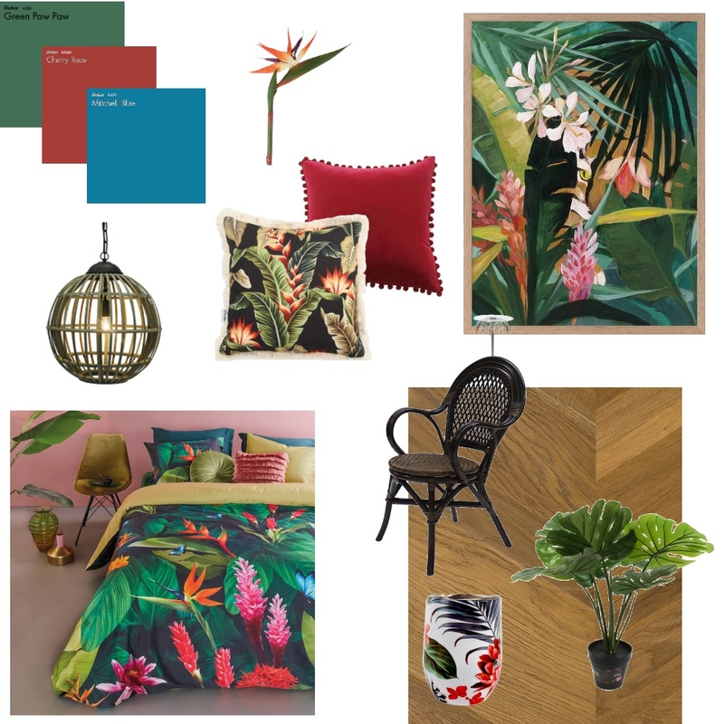 Tropical Mood Board by Elodie on Style Sourcebook