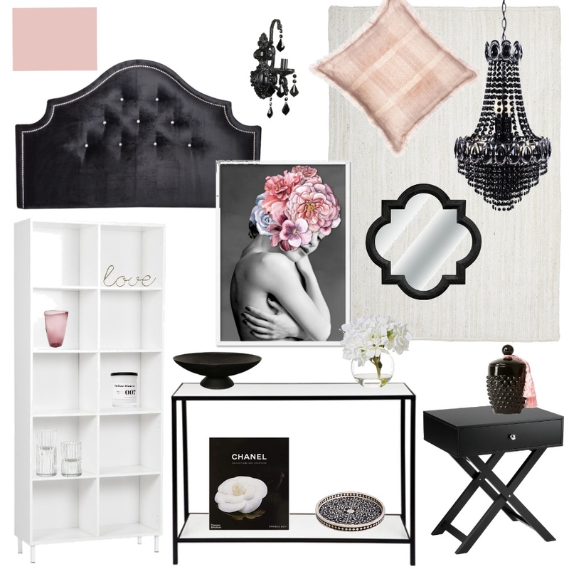 Pink Chanel Mood Board by Maegan Perl Designs on Style Sourcebook