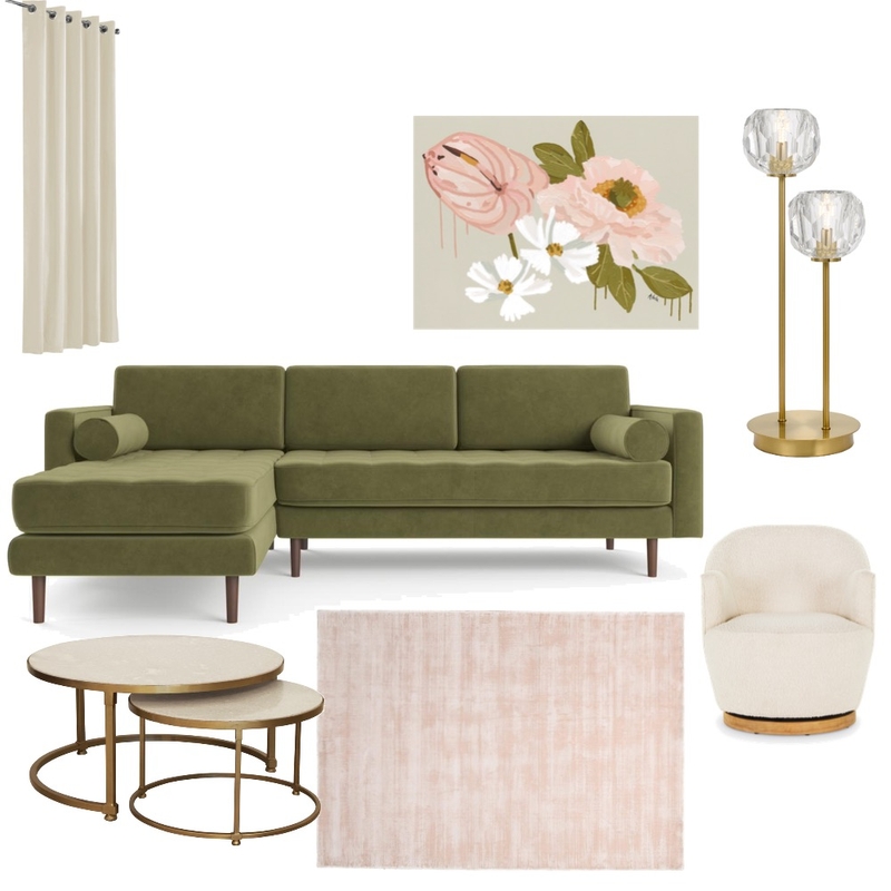 Module 9 Living room Mood Board by Sophie Mayall on Style Sourcebook