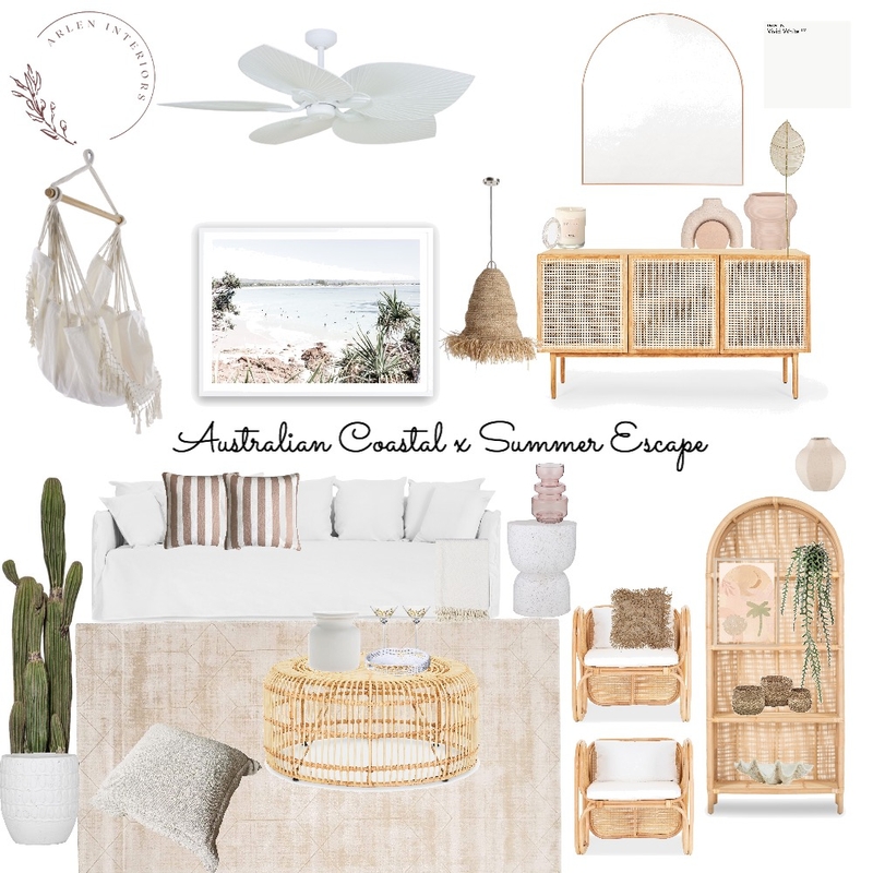 Australian coastal x summer escape Mood Board by Arlen Interiors on Style Sourcebook