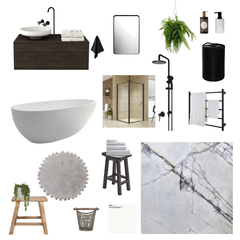 Bathroom - Black Mood Board by NoaFeldman on Style Sourcebook