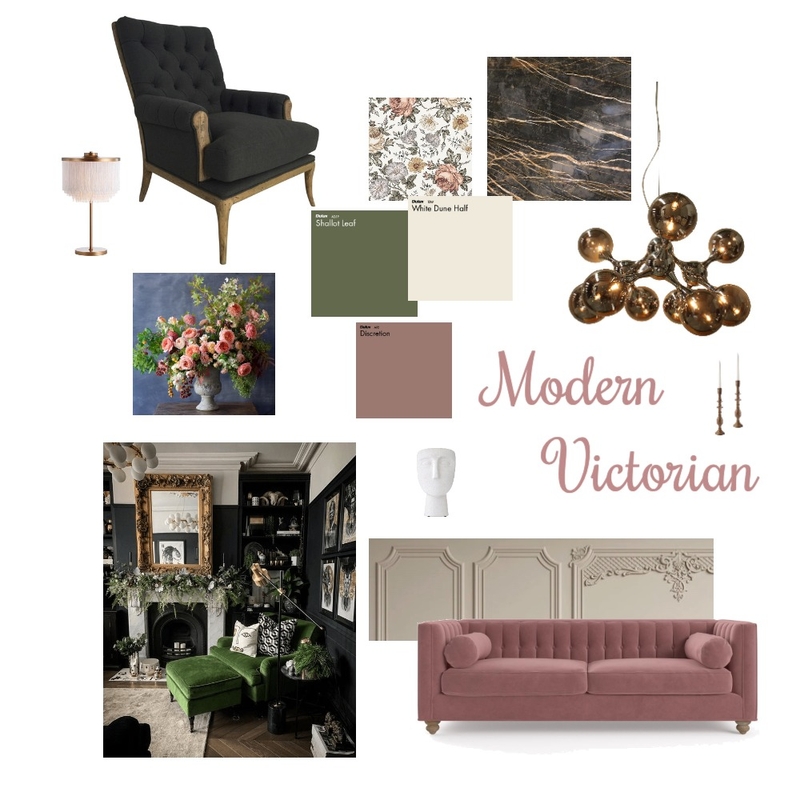 Modern Victorian Living Room Mood Board by beara5876 on Style Sourcebook