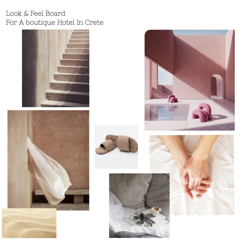 feel &look  mood board for Hotel Mood Board by Oriya Omer on Style Sourcebook