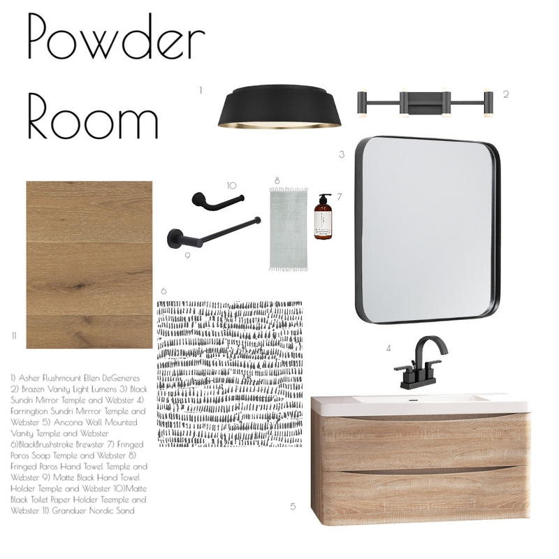 Powder Room Mood Board by rondeauhomes on Style Sourcebook