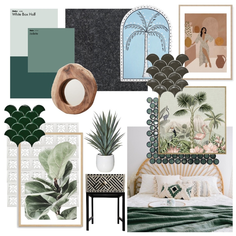 Tranquil green Mood Board by Flavorchem on Style Sourcebook