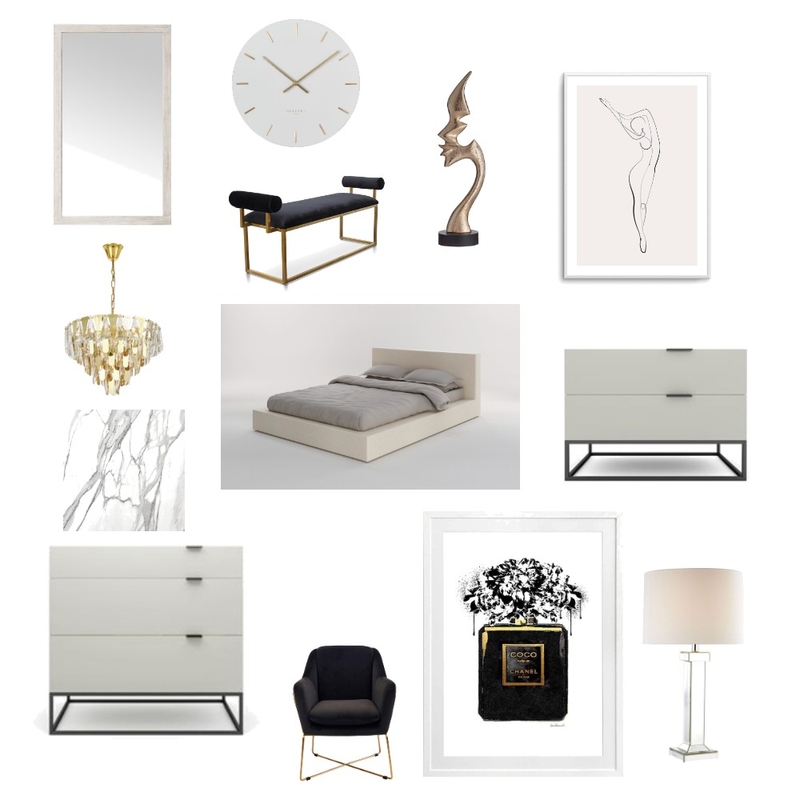 super modern bedroom Mood Board by mayaaigner on Style Sourcebook