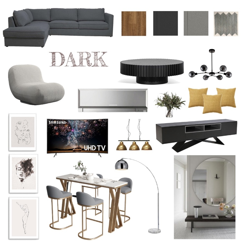 DARK Mood Board by nhhdyh on Style Sourcebook