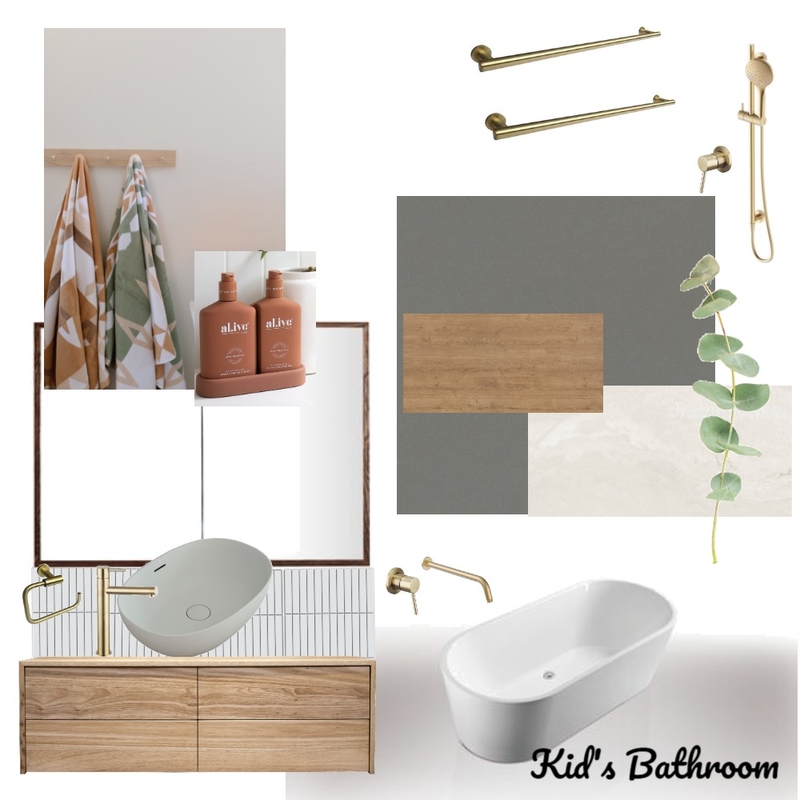 Kid's Bathroom Mood Board by JackieK on Style Sourcebook