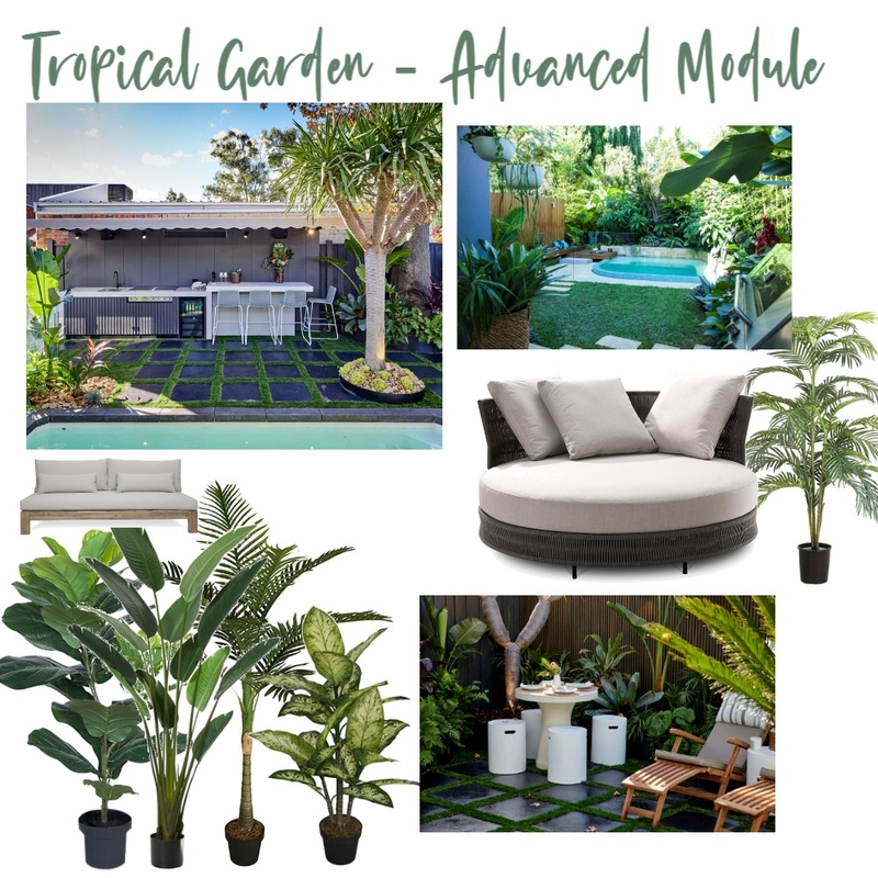 Tropical Garden - Advanced Module Mood Board by Mallorie on Style Sourcebook