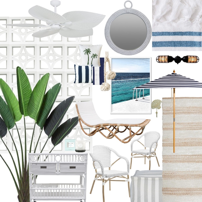 Coastal Poolside Mood Board by carliewheeler on Style Sourcebook