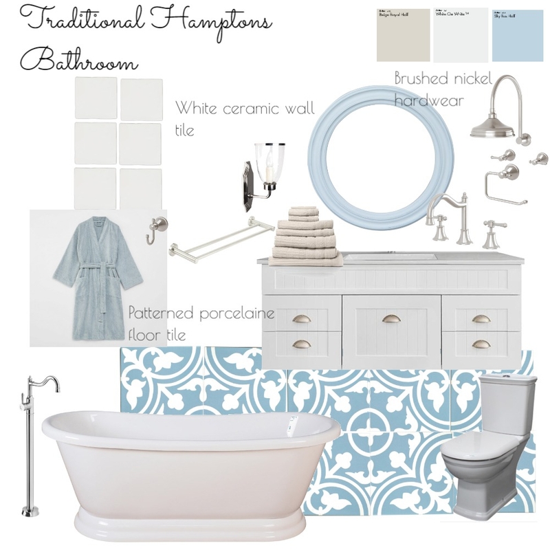 Traditional Hamptons Bathroom Board Mood Board by christina_helene designs on Style Sourcebook