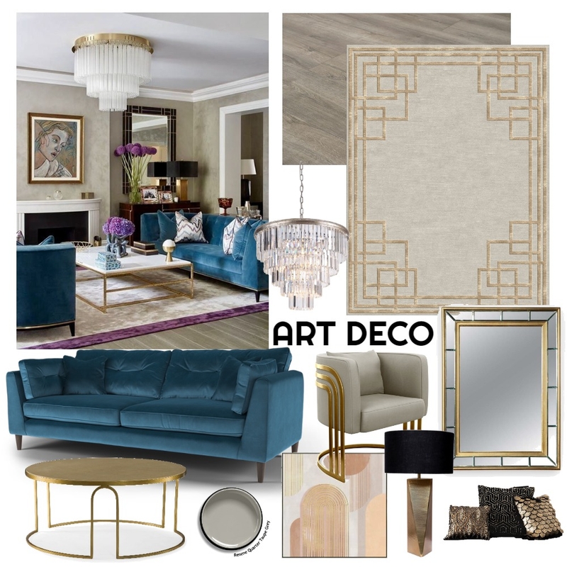 Art Deco 1 Mood Board by kjwatkinson on Style Sourcebook