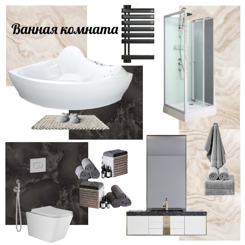 Ванная комната Mood Board by Akula_russ on Style Sourcebook