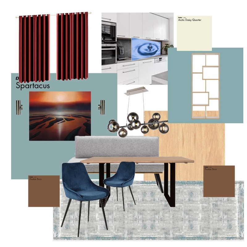 Kitchen blue-red Mood Board by n_freestyle on Style Sourcebook