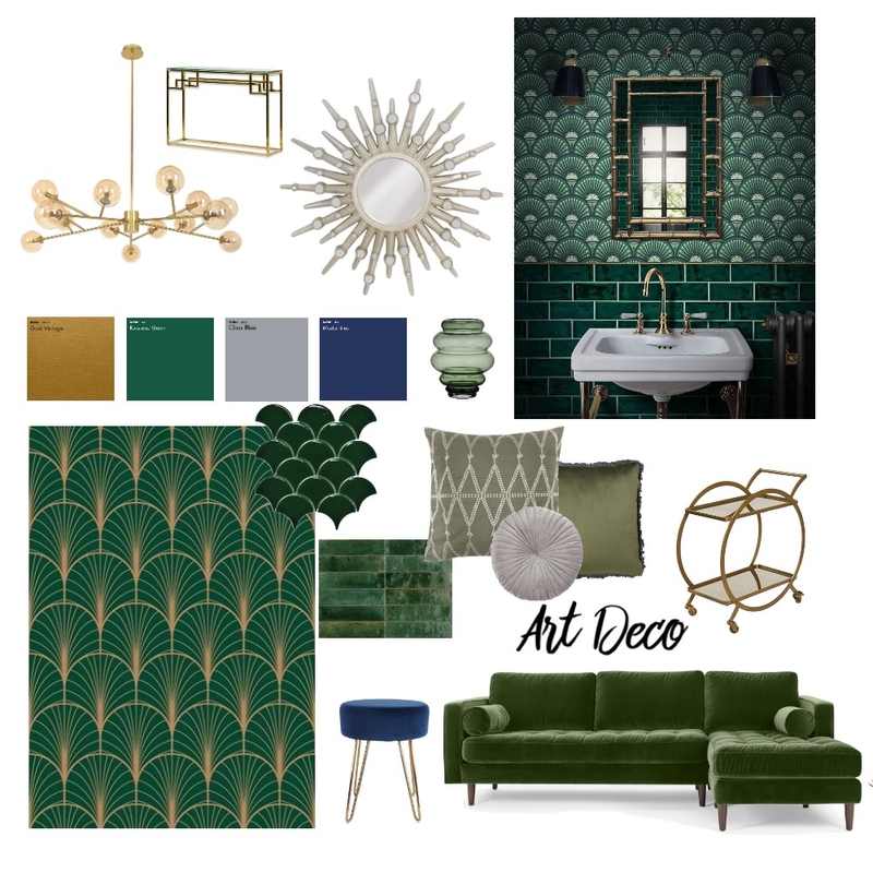 Art Deco Mood Board by louisebliim on Style Sourcebook