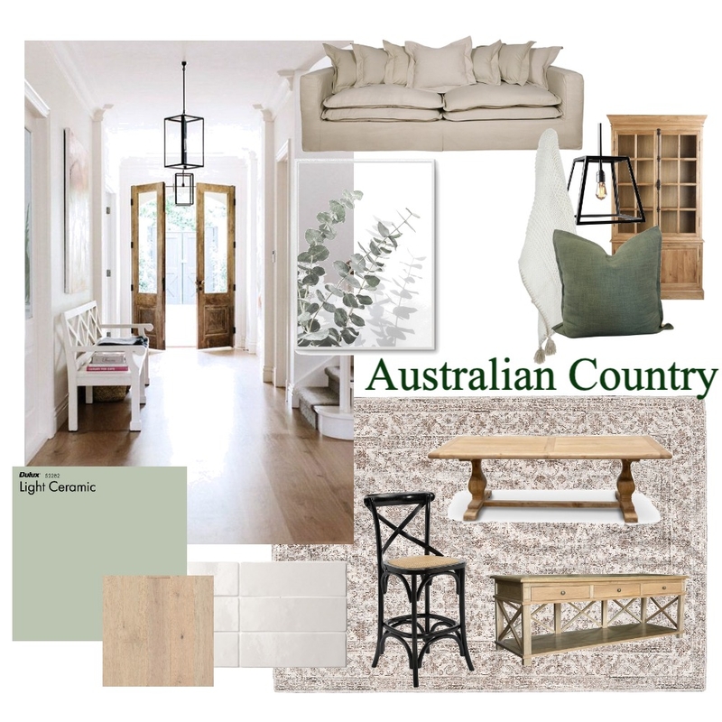 country Mood Board by louisebliim on Style Sourcebook